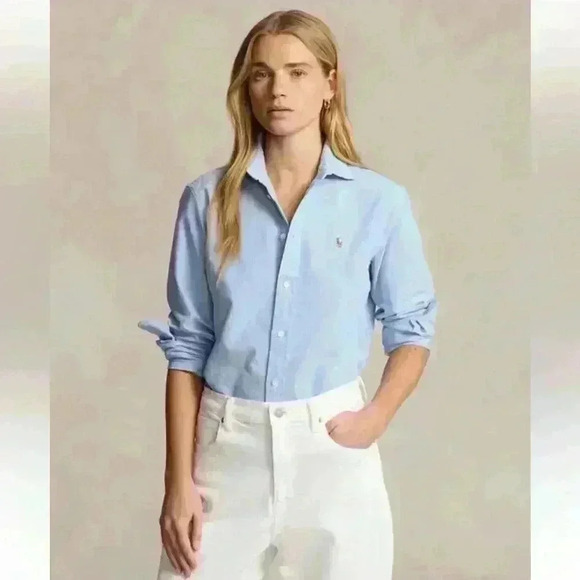 Ralph Lauren Tops - NWOT  RALPH LAUREN SLIM FIT BUTTON DOWN SHIRT MEDIUM